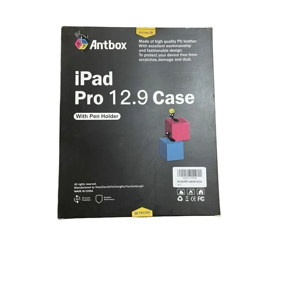 NEW Antbox iPad Pro 12.9 case‎ with pen holder 2020, 2021, 2022
